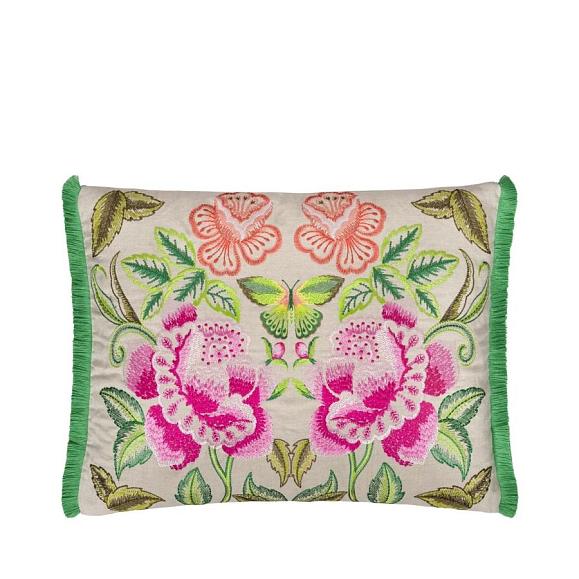 Подушка CCDG1500, Isabella Embroidered, Fuchsia, Designers Guild 60 x 45см