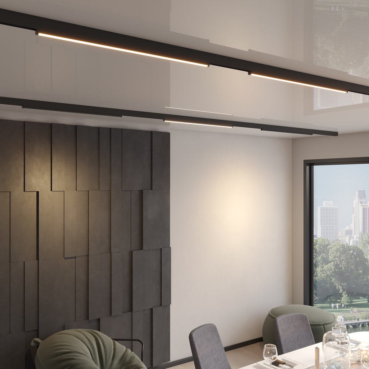 Трековый светильник с переключ. цв. темпер. Novotech Shino Flum 359662