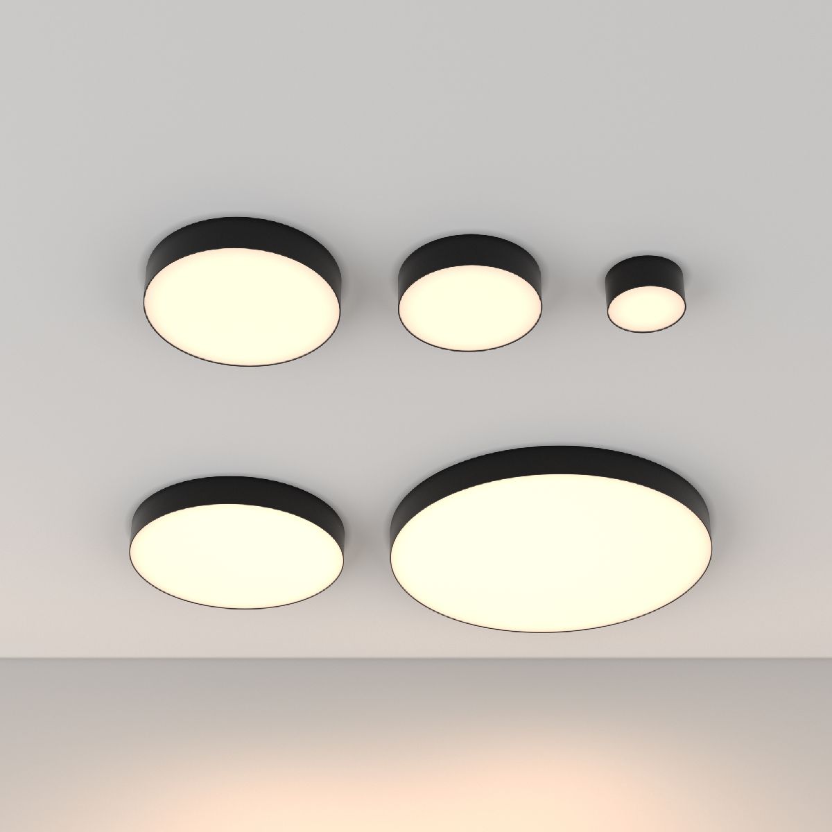 Потолочный светильник Maytoni Zon C032CL-36W3K-RD-B