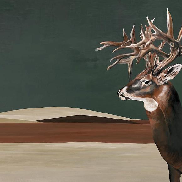 Панно Coordonne 9500201V Great Deer Green
