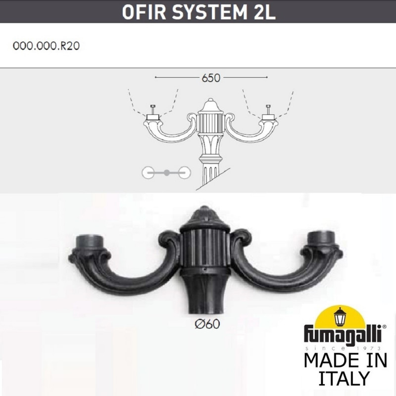Садовый светильник Fumagalli E35.202.R20.WXH27