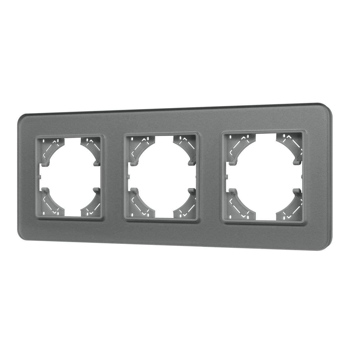 Рамка на 3 поста стеклянная Arlight FRM-OMALI-SFGS-3-GR 049714