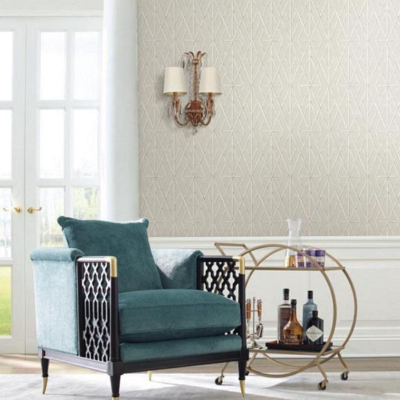 Обои York CV4450 Riviera Bamboo Trellis Sand