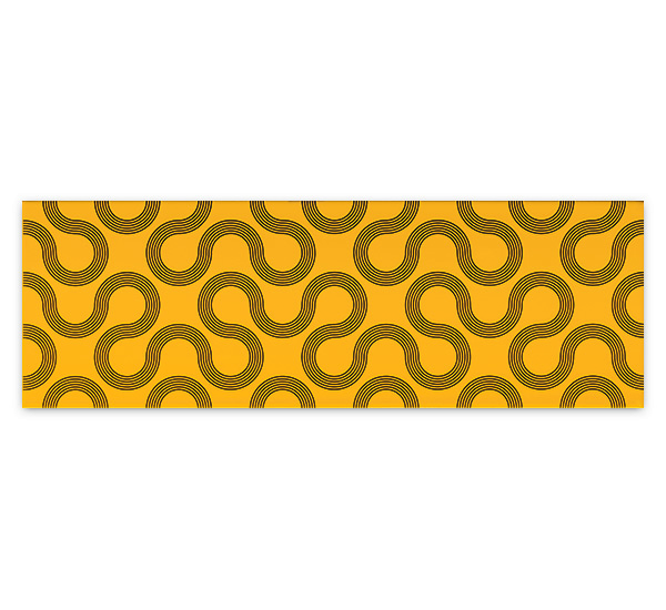 Настенная плитка Spin Yellow-Black Geo 25x75 (O-SPI-WTU061)