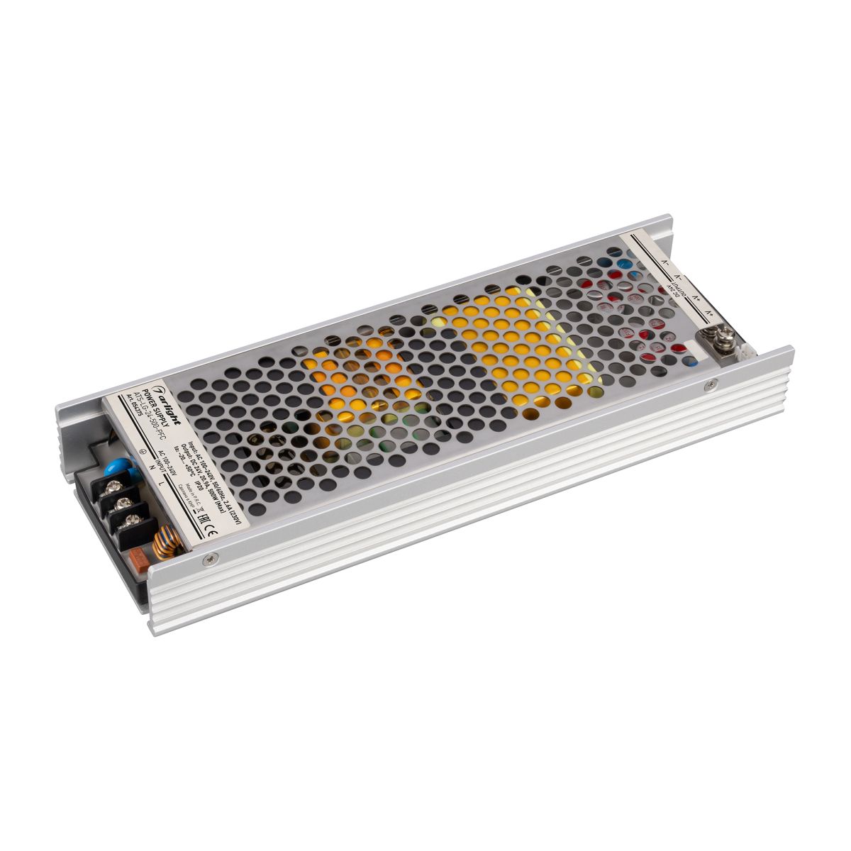 Блок питания Arlight ATS-LG-24-500-PFC (24V, 20.9A, 500W) (IP20 Сетка) 054375