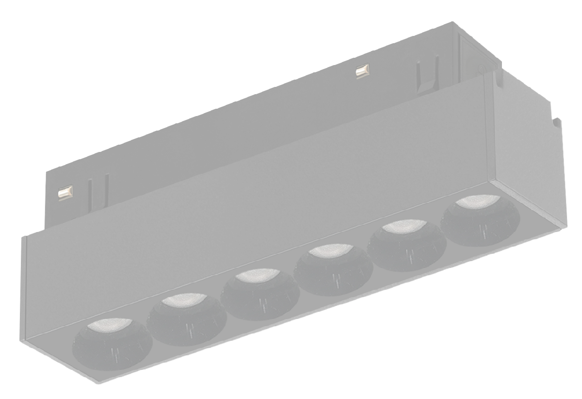 Трековый магнитный светильник iLedex Vision SMART 4822-002-L120-6W-38DG-BK