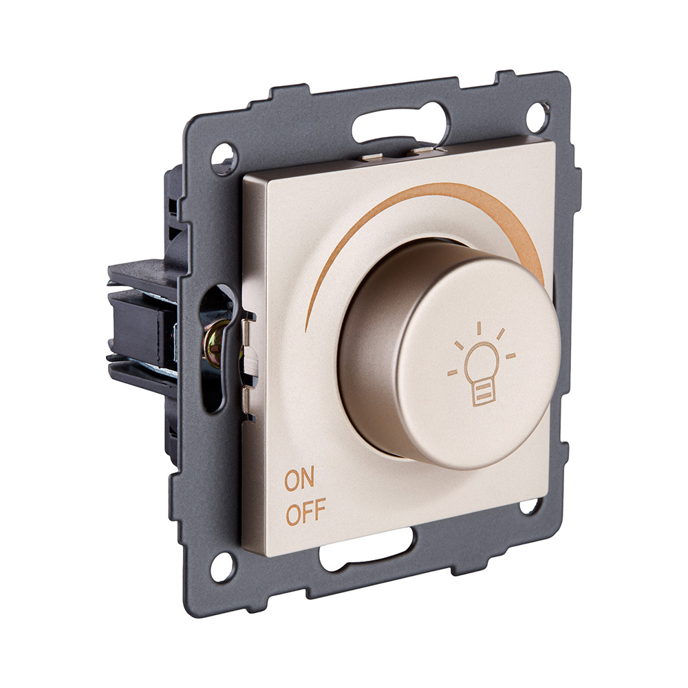 Светорегулятор универсальный 500W, золотой Kollinger REA-027GD для Aspekt, Eleganz, Reflex