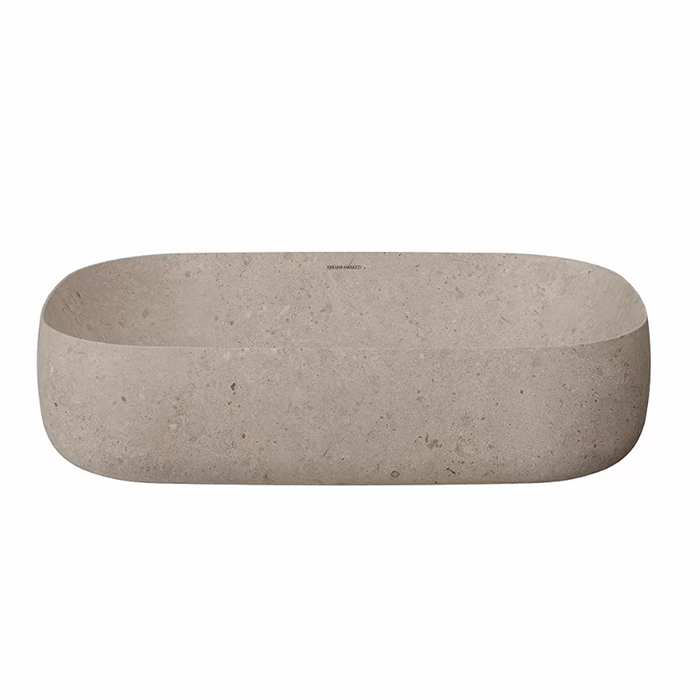 Kerama Marazzi Magica Раковина накладная, 64.5х42см., без отв., цвет: бежевый камень