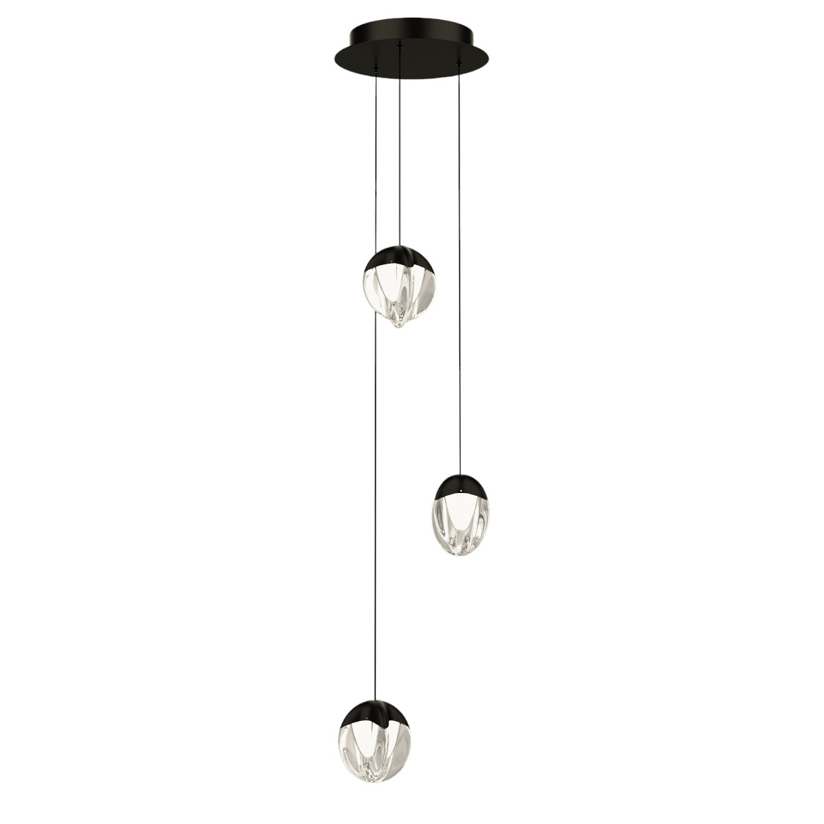 Подвесной светильник Delight Collection MD24001033-3A black/clear