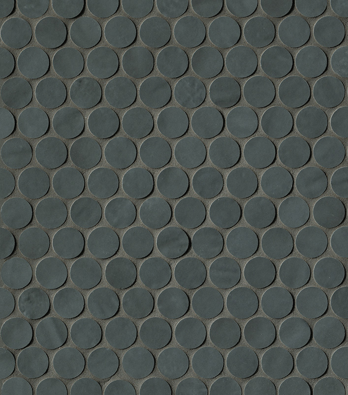 Carbon Round Mosaico 29.5x32.5