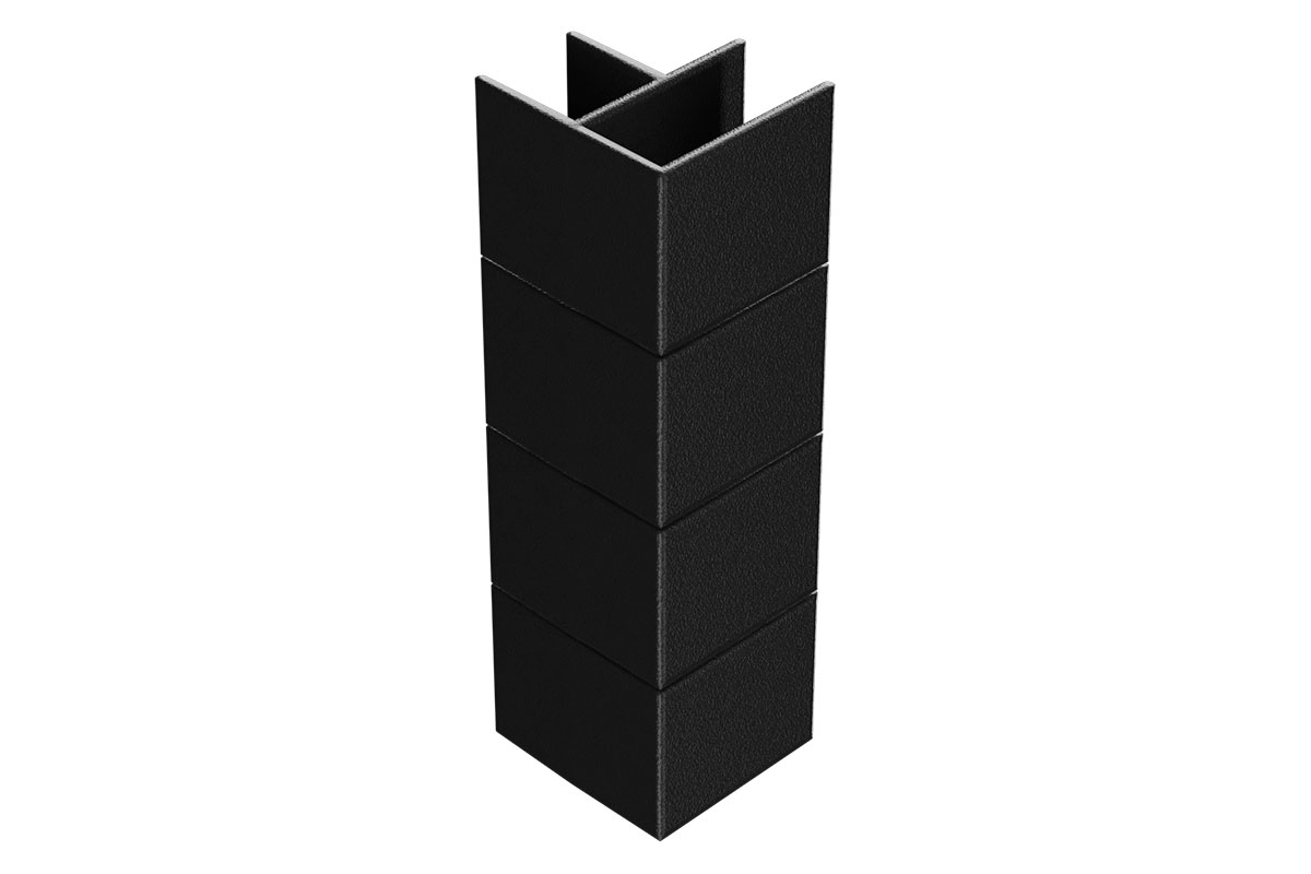 Угловой элемент для клумбы Holzhof Eco 25*200, 90град