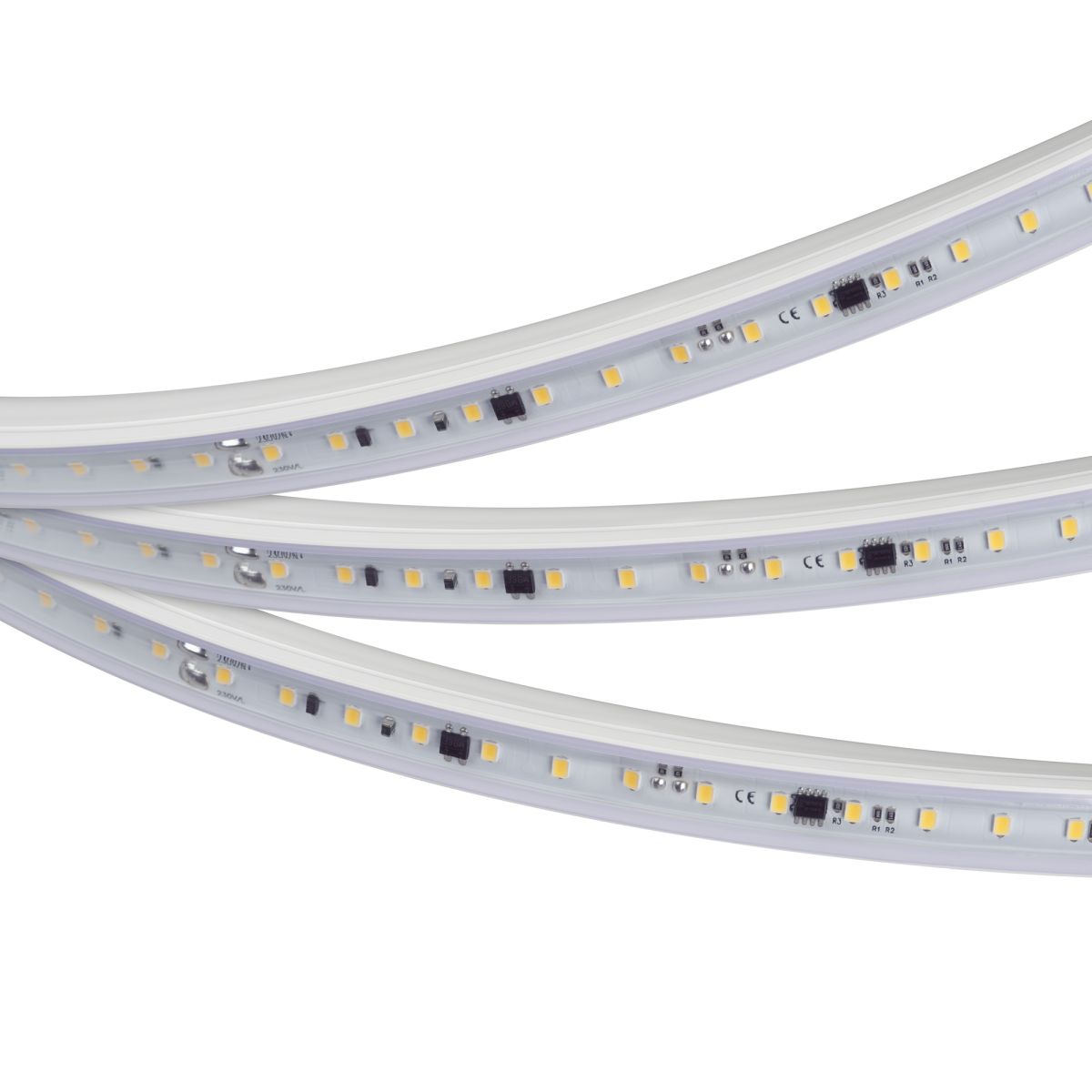 Светодиодная лента герметичная Arlight ARL-PV-A84-17mm 230V Warm3000 (14 W/m, IP65, FlickerFree, 10m) 054691