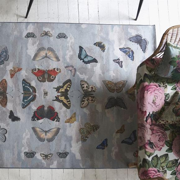 Ковер John Derian RUGJD7002 Mirrored Butterflies Sky 300 x 200 см