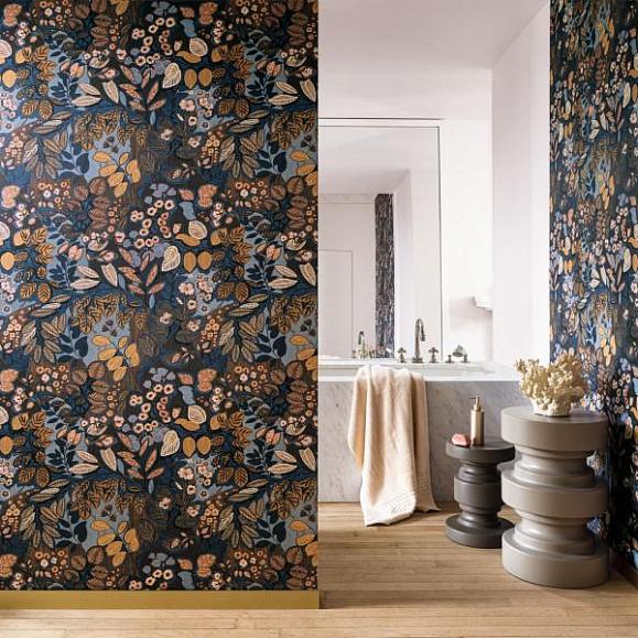Обои Casamance 75091018 Belle De Nuit Indigo