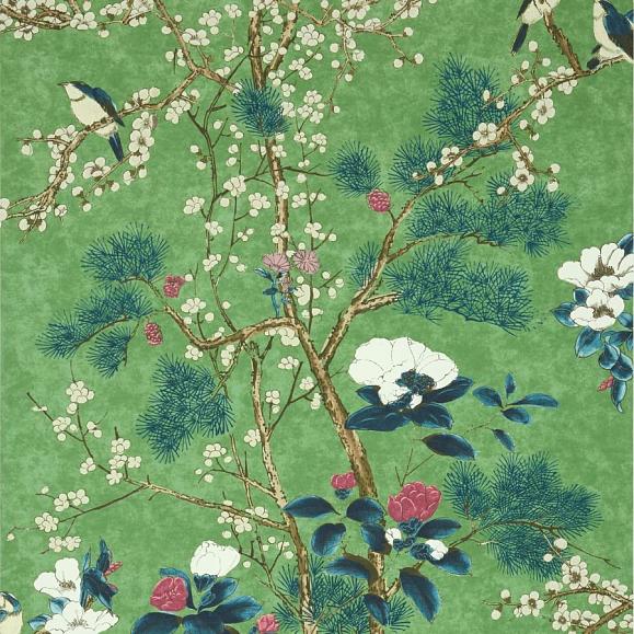 Обои Thibaut T13623 Katsura Emerald