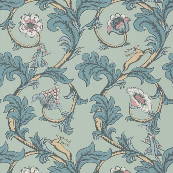 Обои Little Greene 0245STARSEN Stag Trail Arsenic