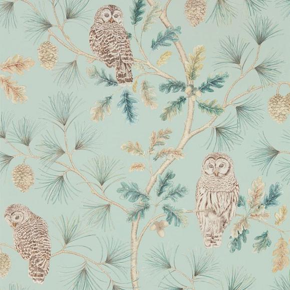 Обои Sanderson 216596 Owlswick Whitstable Blue