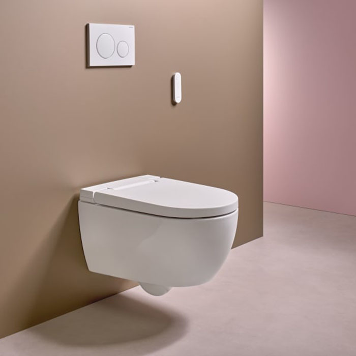 Geberit AquaClean Alba Унитаз-биде подвесной, KeraTect, цвет: белый