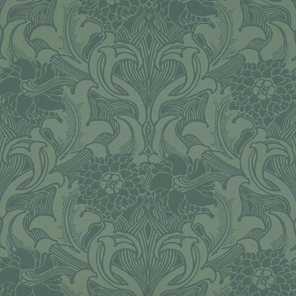 Обои Little Greene 0263DATEAWI Dahlia Scroll Tea With Florence