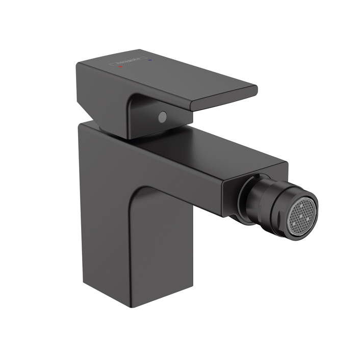 Hansgrohe Vernis Shap Blen Смеситель для биде, однорычажный, с донным клапаном, цвет: матовый черный
