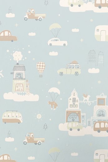 Обои Majvillan 131-02 Above The Clouds Soft Blue