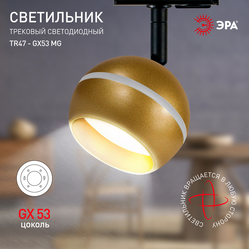 Трековый светильник Эра TR47 - GX53 MG Б0054157
