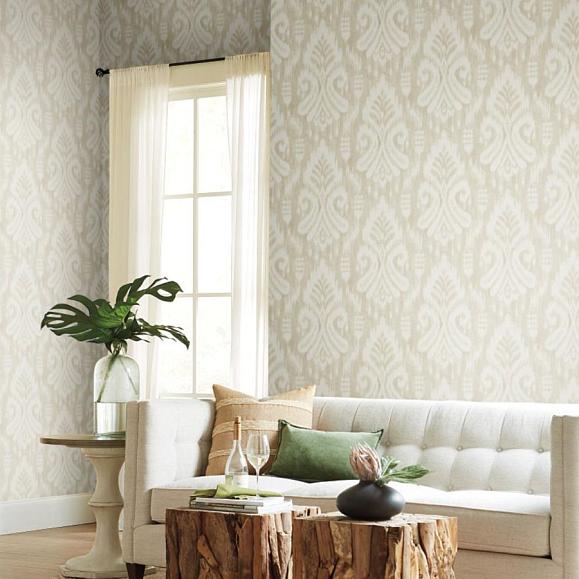 Обои York TC2647 Hawthorne Ikat Beige