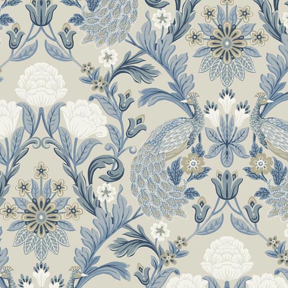Обои York AC9105 Plume Dynasty Neutral/Blue