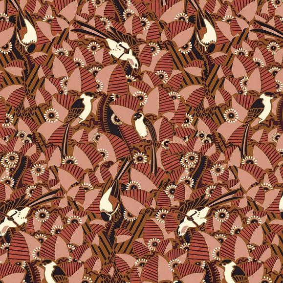 Обои Casamance 74782672 Majoliques Blush/Terre De Sienne