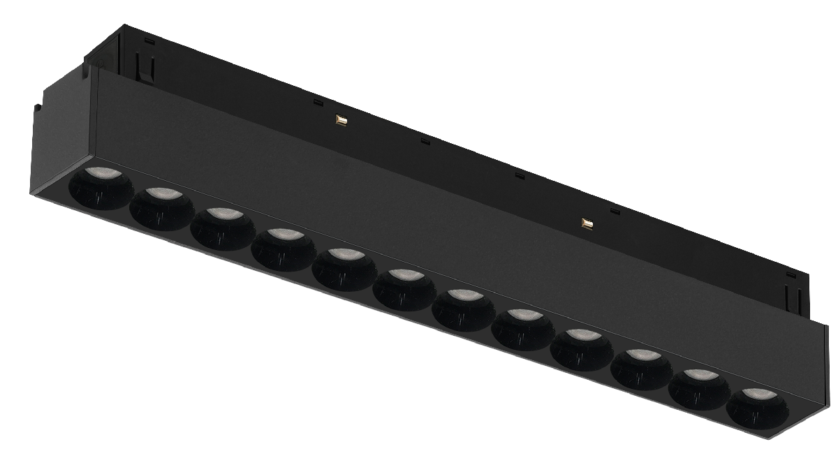 Трековый магнитный светильник iLedex Vision SMART 4822-002-L235-12W-38DG-BK