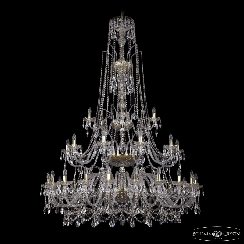 Подвесная люстра Bohemia Ivele Crystal 1411/20+10+5/530/XL-202/3d G