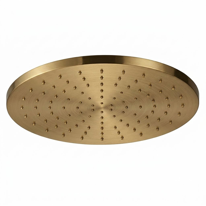 Almar Round Верхний душ круглый, 30см, латунь, цвет: High Brass Brushed PVD