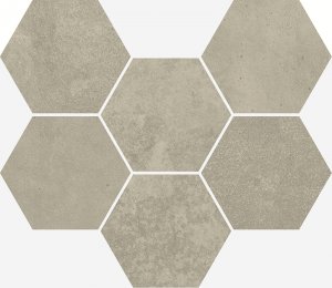 TERRAVIVA GREIGE MOSAICO HEXAGON