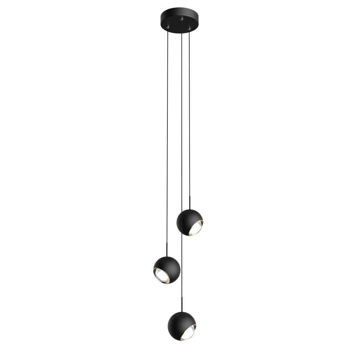 Подвесной светильник DeLight Collection MD2826-3B black/gold