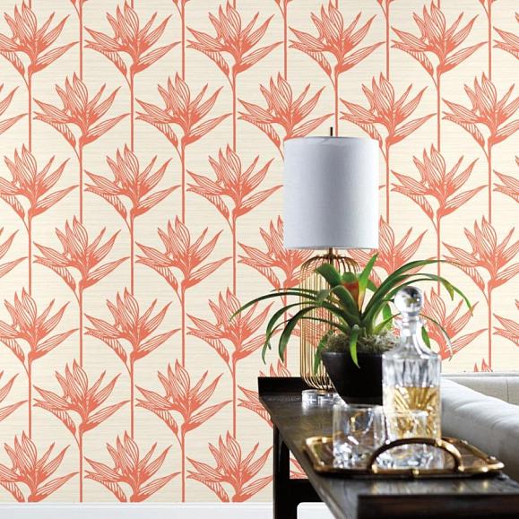 Обои York TC2676 Bird Of Paradise Coral