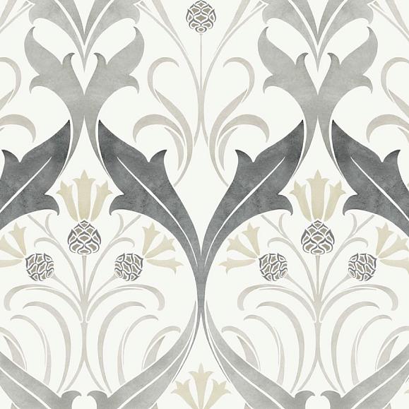 Обои York AC9174 Pinecone Ribbon Charcoal