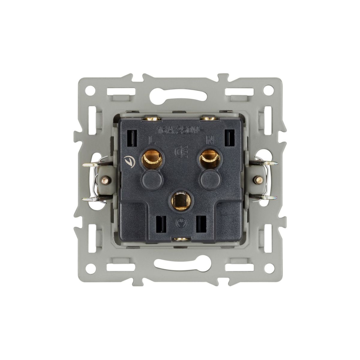 Механизм электрической розетки Arlight SCT-GP-MEU-PL-BK (250V, 16A) 043740
