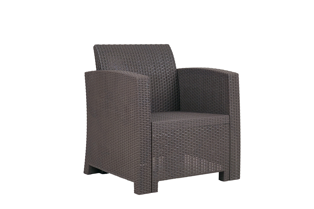 АРИЗОНА / ARIZONA b:rattan, Кресло (2шт.), венге (2 подушки)