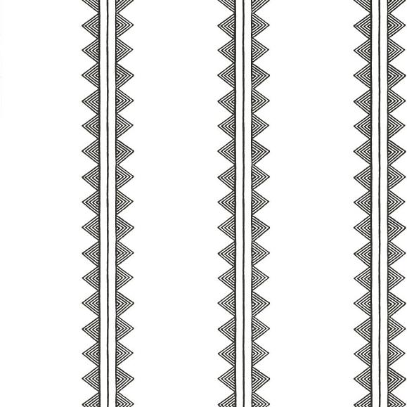 Обои Thibaut T16232 Agave Stripe Black