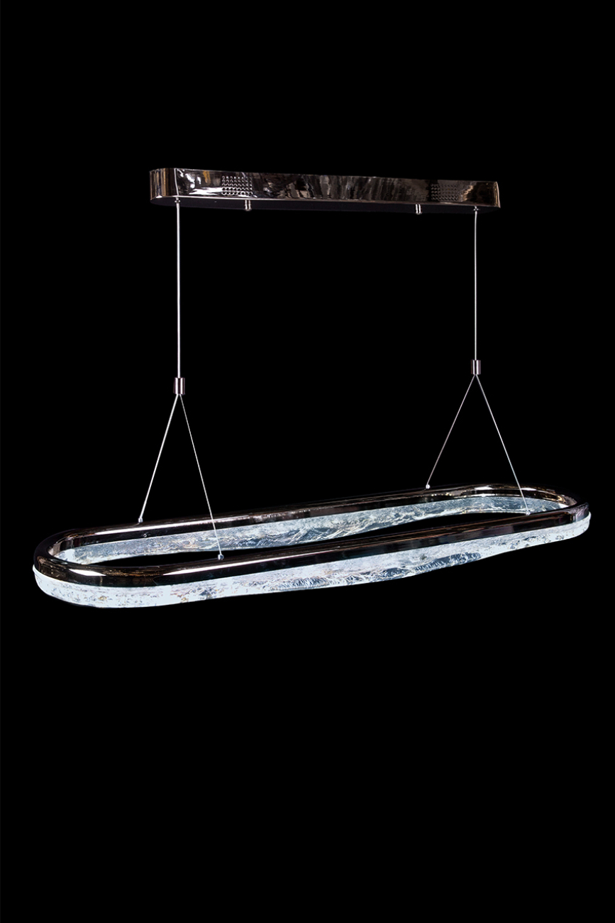 Подвесная люстра Celeste LE7768/1050L Black Chrome