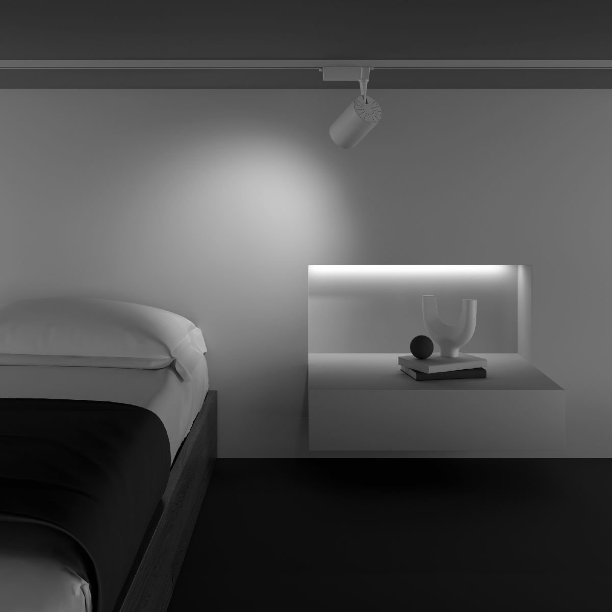 Трековый светильник Maytoni Technical Vuoro TR003-1-15W4K-W-W