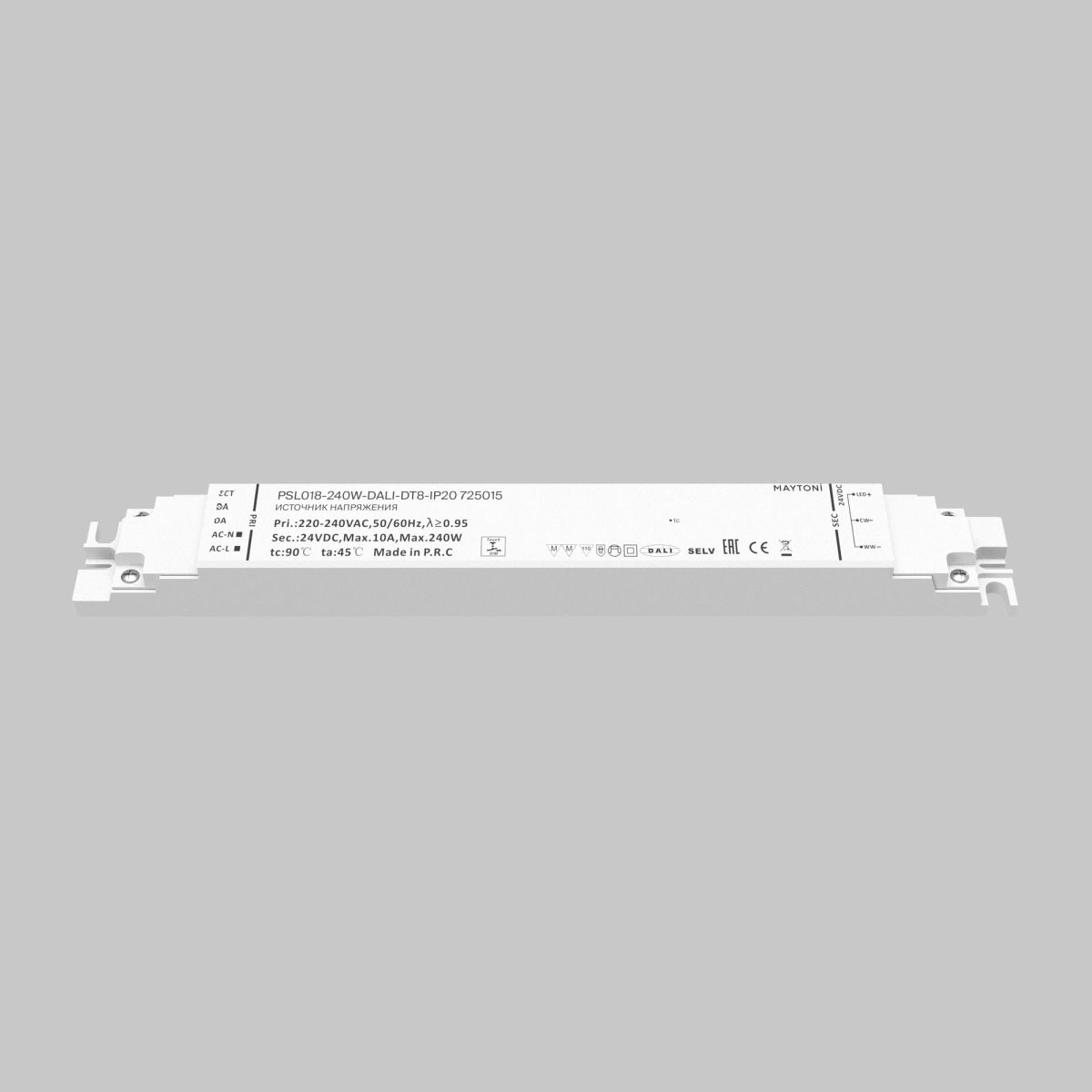Источник напряжения Maytoni Dali 240Вт DC24В IP20 725015