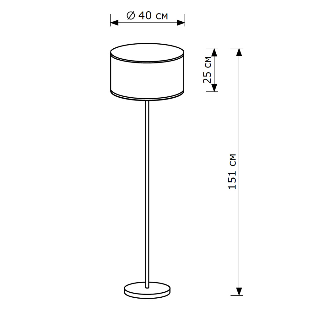 Торшер LightHall Blaze LH012059