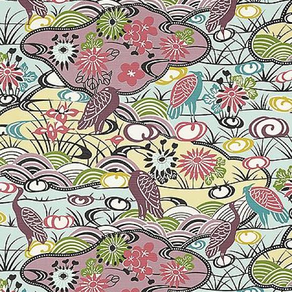 Обои Thibaut T13334 Heron Stream Multi
