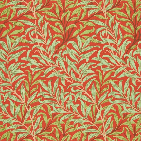 Обои Morris 216951 Willow Bough Tomato/Olive