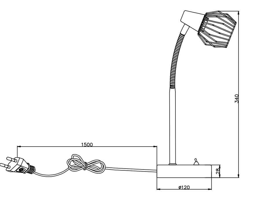 Лампа светодиодная филаментная (UL-00005908) Uniel E27 13W 4000K прозрачная LED-G45-13W/4000K/E27/CL PLS02WH
