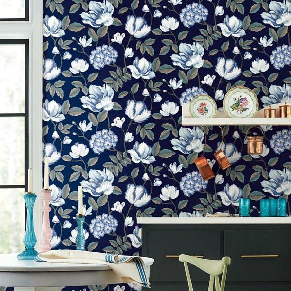 Обои York GR5902 Morning Garden Navy