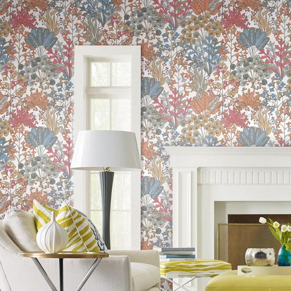 Обои York BL1813 Forest Floor Coral