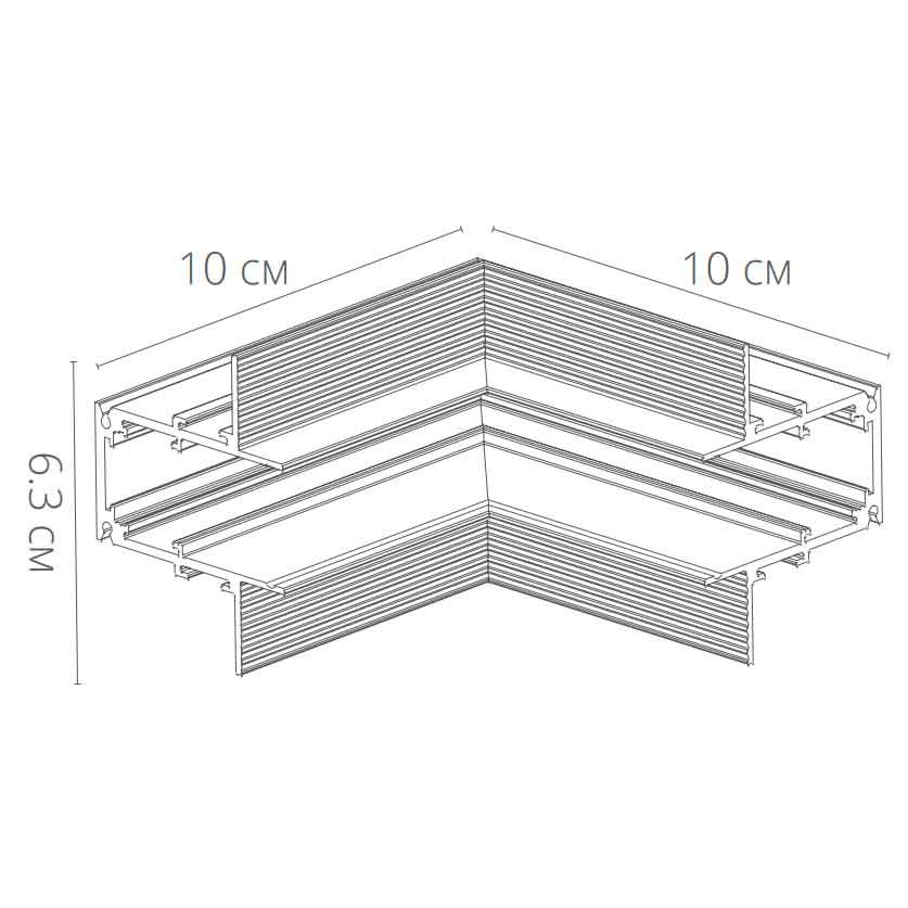Коннектор для шинопровода Arte Lamp Linea-Accessories A480906