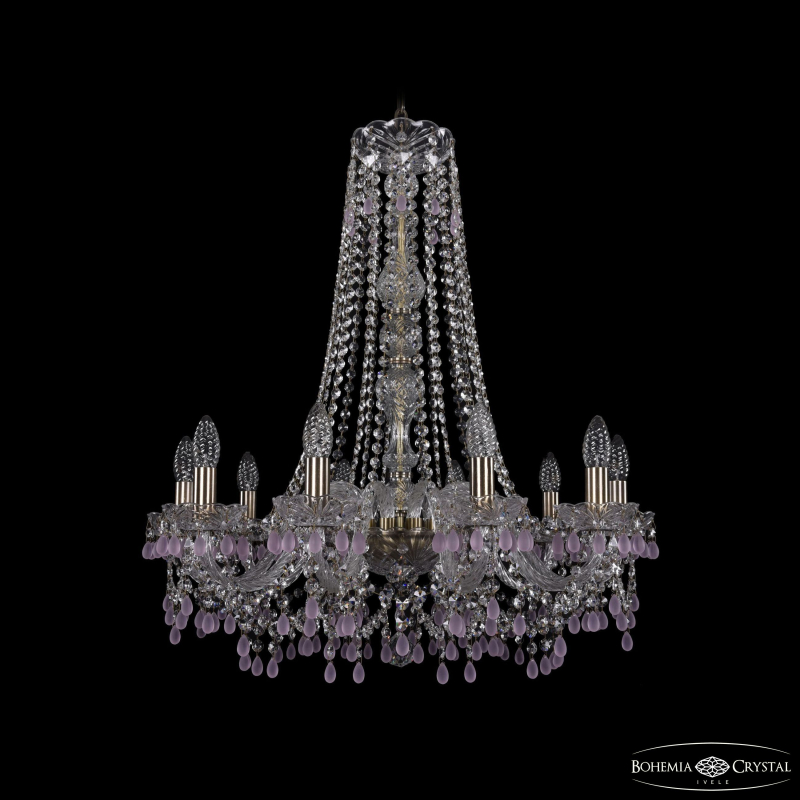 Подвесная люстра Bohemia Ivele Crystal 1410/10/240/h-74 Pa V7010